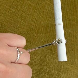 Silver Hand Ring Cigarette Holder, little hands cigarette holder, smoker